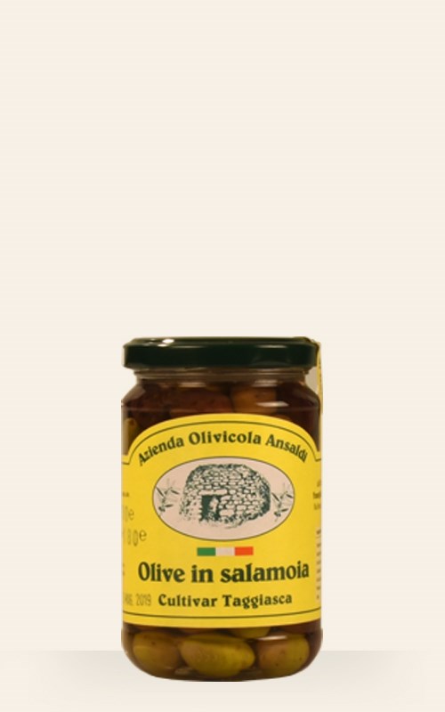 Olives in brine – Taggiasca Cultivar